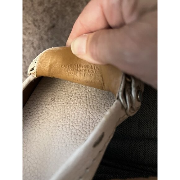 Tory Burch Kendrick Driving Loafer White Leather Women’s 6 - Picture 8 of 8